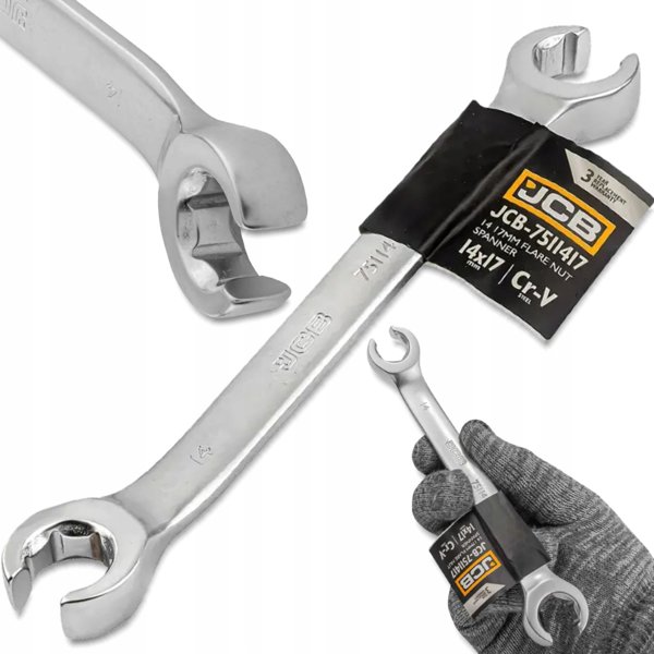 JCB Κλειδί Ανοιχτού Τύπου 14mm x 17mm, Επαγγελματικό Εργαλείο Χειρός