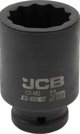 JCB Βαθύ Κρουστικό Καρυδάκι 3/4" 37mm 12-γωνιακό