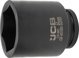 JCB Κρουστικό Καρυδάκι 1" 85mm, Βαθύ, 6-γωνιακό, Ατσάλινο για Αερόκλειδο