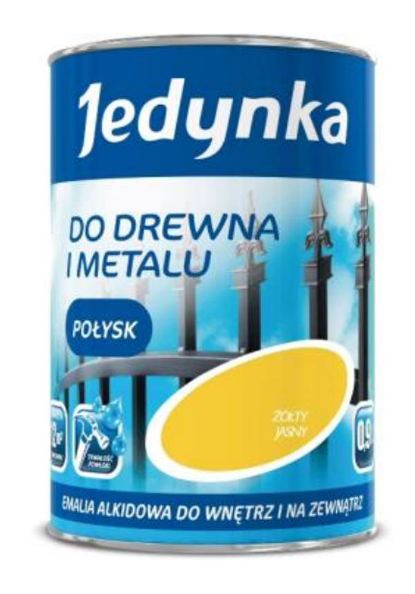 Jedynka Εμαγιέ αλκιδική για ξύλο και μέταλλο λευκή γυαλιστερή 0,36L