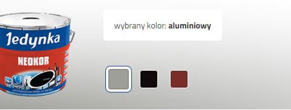 Jedynka Antykorozyjna farba podkladowa do metalu aluminiowy NEOKOR 0,5L