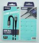 JELLICO kabel B10 USB-C - USB-C PD 60W 1M Czarny