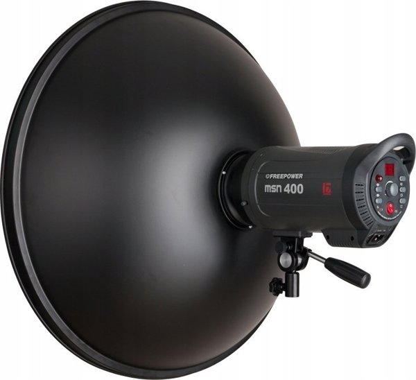 Jinbei Beauty dish Jinbei 42 cm srebrna bowens, z dyfuzorem
