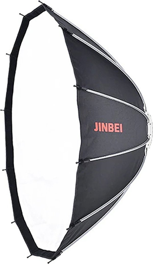 Jinbei Softbox 12-γωνο Deep Open 105cm Bowens, γρήγορη εγκατάσταση