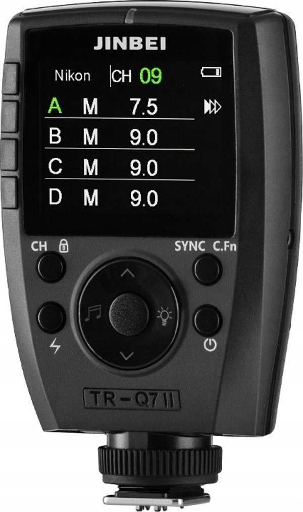Jinbei Ασύρματος Εξοπλισμός Ελέγχου TR-Q7II (S) με Στήριγμα για Sony