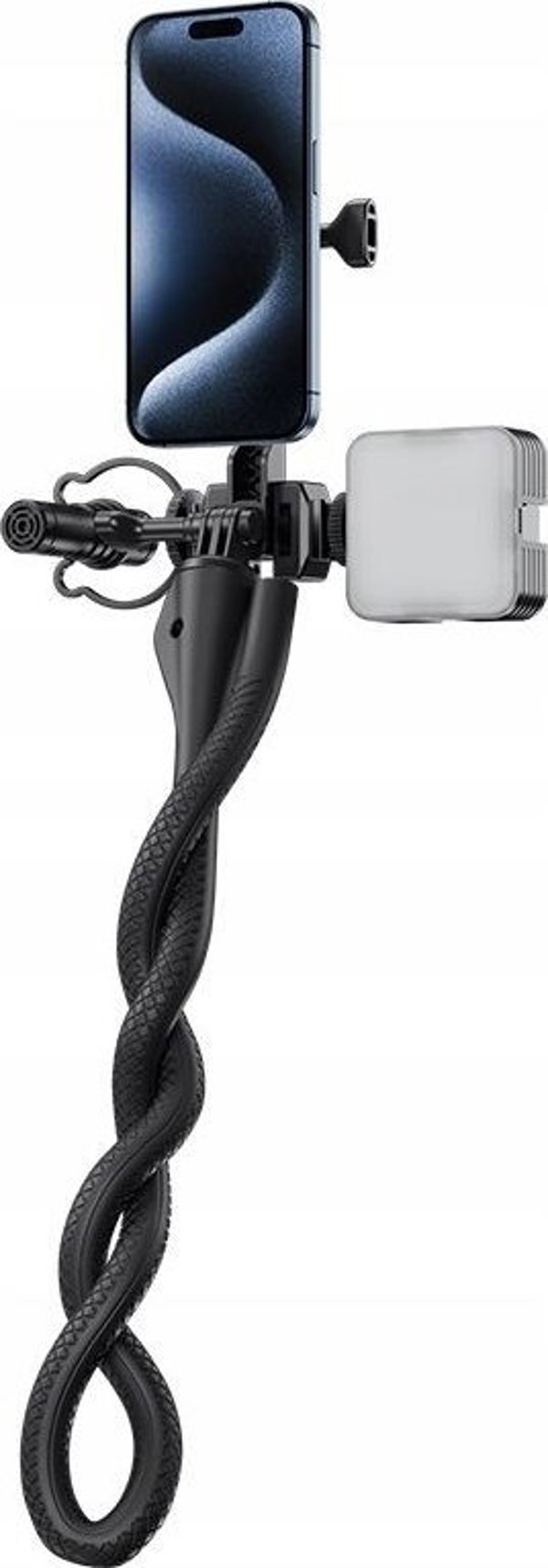 JJC TP-FT3 Εύκαμπτο Τρίποδο & Μονοπόδι για Smartphone με MagSafe και Βάση για GoPro