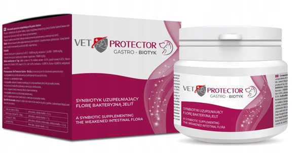 JM SANTE VET PROTECTOR GASTRO BIOTYK 60g για διάρροια, φούσκωμα, δυσκοιλιότητα, τροφικές αλλεργίες