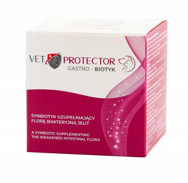 JM SANTE VET PROTECTOR GASTRO BIOTYK 60g για διάρροια, φούσκωμα, δυσκοιλιότητα, τροφικές αλλεργίες