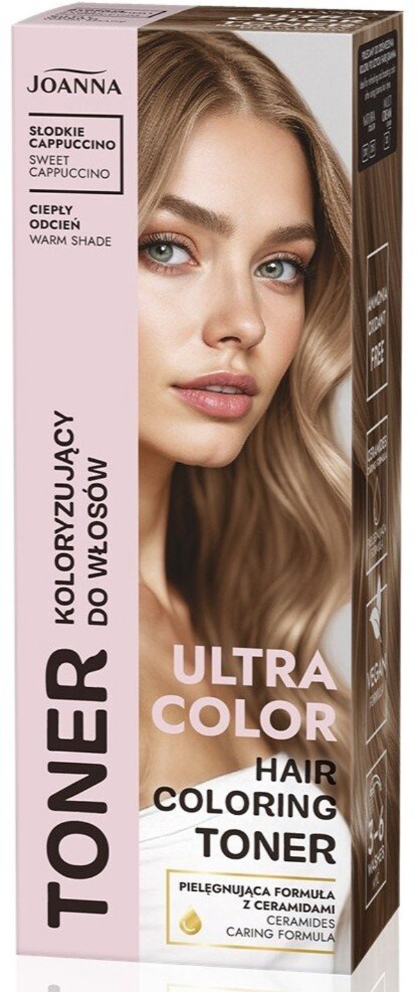 Joanna Ultra Color Toner Μαλλιών Sweet Cappuccino, 100g