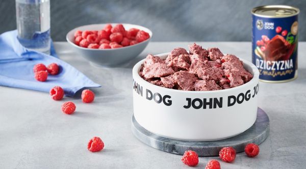 John Dog John Dog Berry adult dziczyzna z malinami 400g