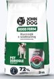 John Dog Good form Κοτόπουλο με Βοδινό για Ενήλικες, Μικρές Φυλές, 3 kg