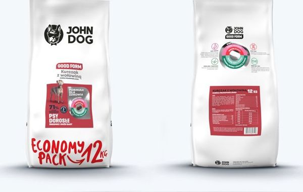 John Dog JOHN DOG GOOD FORM KURCZAK Z WOLOWINA DOROSLE SREDNIE I DUZE RASY 12kg