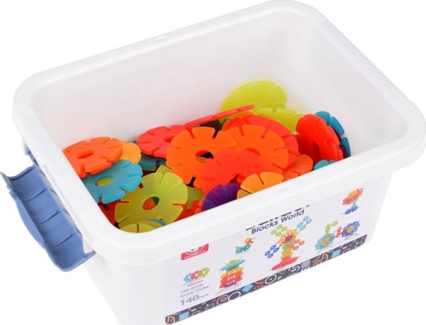 Jokomisiada σετ χρωματιστά τουβλάκια κατασκευών 3D 140 τεμαχίων για παιδιά ZA5311