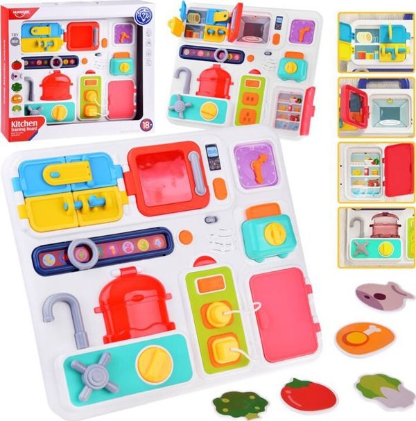 Πίνακας χειρισμού κουζίνας με ηχητικά και φωτεινά εφέ Montessori ZA4658