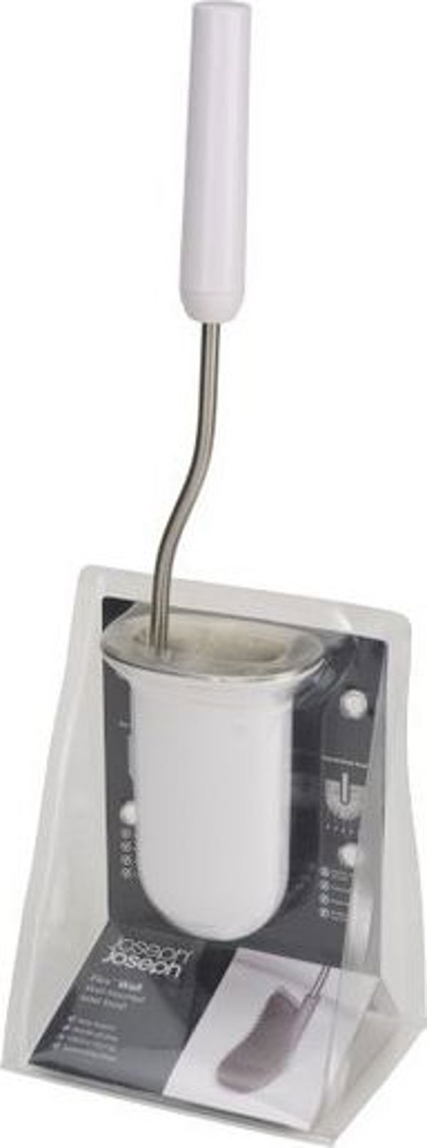 Joseph Joseph Κρεμαστή βουρτσα WC λευκη (70528)