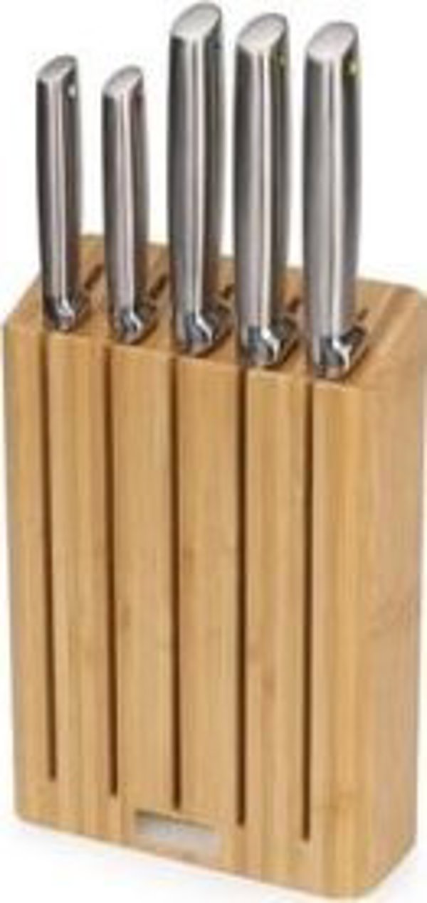 Joseph Joseph Σετ 5 Μαχαιριών με Μπλοκ από Μπαμπού Elevate Steel