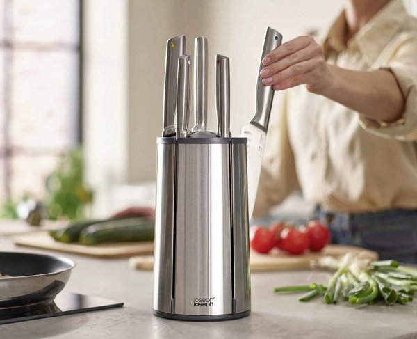 Joseph Joseph Elevate Stell Knives Carousel 5-piece Set