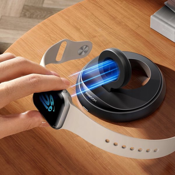 Joyroom JR-W12 Επαγωγικός Φορτιστής για Apple Watch, Πτυσσόμενος, Μαύρος