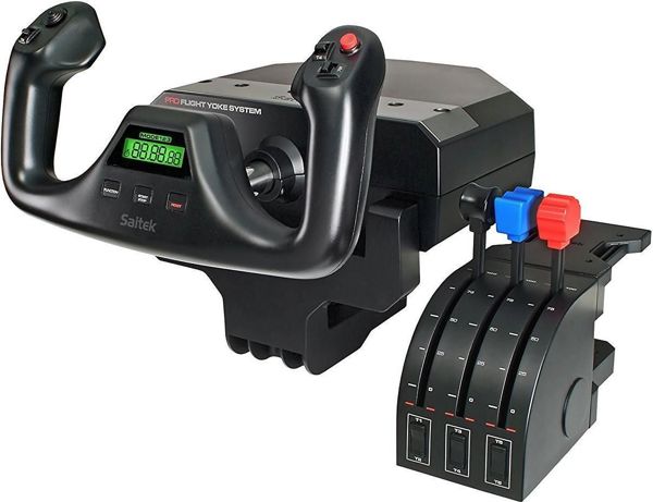 Logitech G Saitek Pro Flight Yoke System - Σύστημα Προσομοίωσης Πτήσης για PC (945-000004)