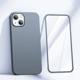 Joyroom Θήκη 360 Full Body για iPhone 13 + Σκληρυμένο Γυαλί Προστασίας Οθόνης, Γκρι (JR-BP927)