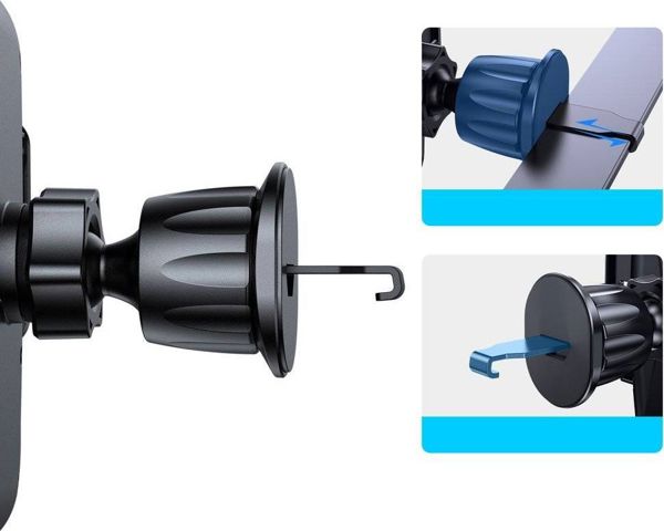 Joyroom Βάση Στήριξης Κινητού Αυτοκινήτου JR-ZS259, Ρυθμιζόμενος Σφιγκτήρας, Μαύρο