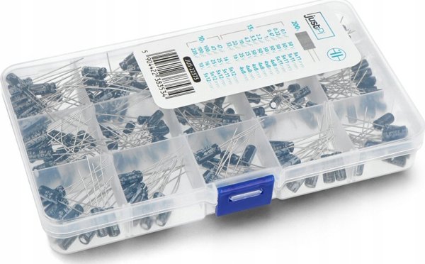 JustPi THT elektrolitinių kondensatorių rinkinys - 200 vnt - justPi