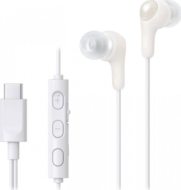 JVC Ακουστικά HA-FR9UC In-Ear με Μικρόφωνο, Λευκά
