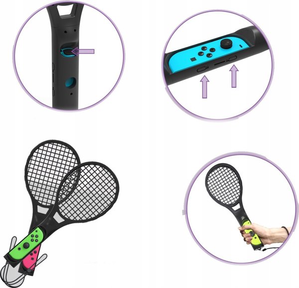 JYS Σετ Αξεσουάρ 12-in-1 για Nintendo Switch & OLED - Sport Grips & Gaming Accessories
