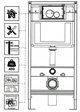 VIGANTE K011D Σκελετός Εντοιχισμένης Λεκάνης WC Slim