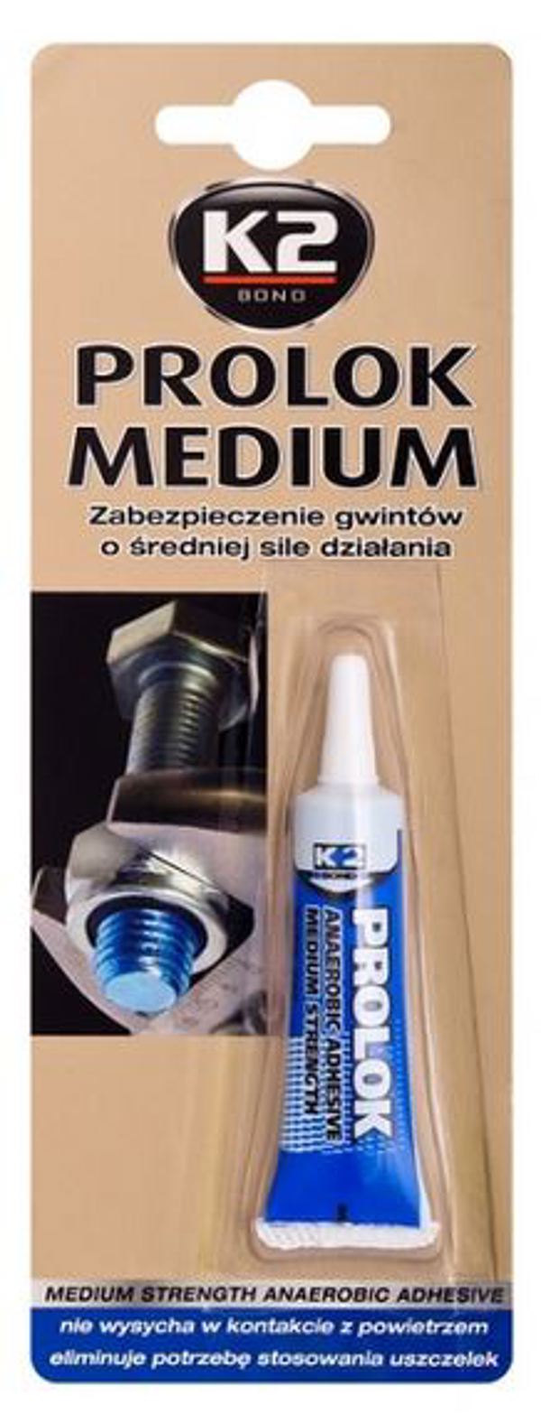 K2 Κόλλα κλειδώματος βιδών 6ml μπλε - B150