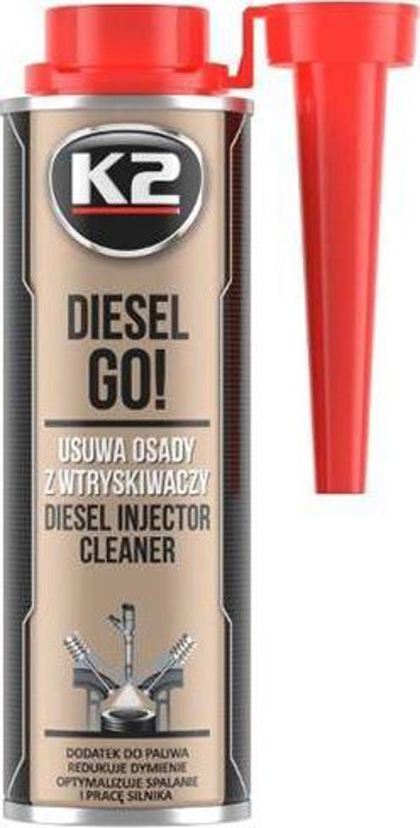 K2 Diesel Go! Καθαριστικό Μπεκ Πετρελαίου, Πρόσθετο Καυσίμου, 250ml