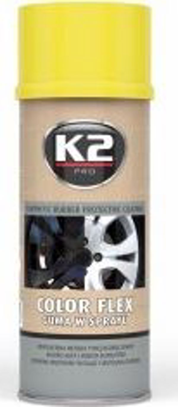 K2 Gumuoti dažai Color Flex K2, Geltona