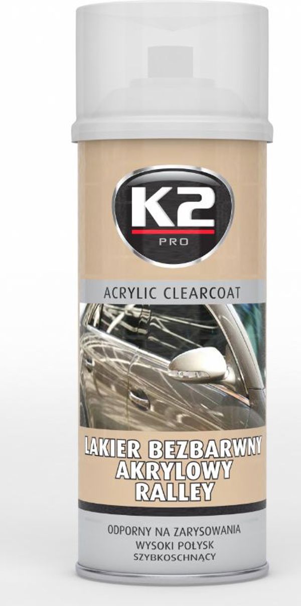 K2 Lakier akrylowy bezbarwny 400mL (L349)
