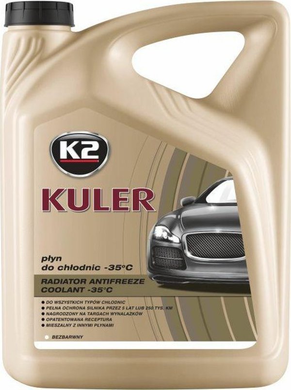 K2 PLYN DO CHLODNIC KULER 5L -35C BEZBARWNY