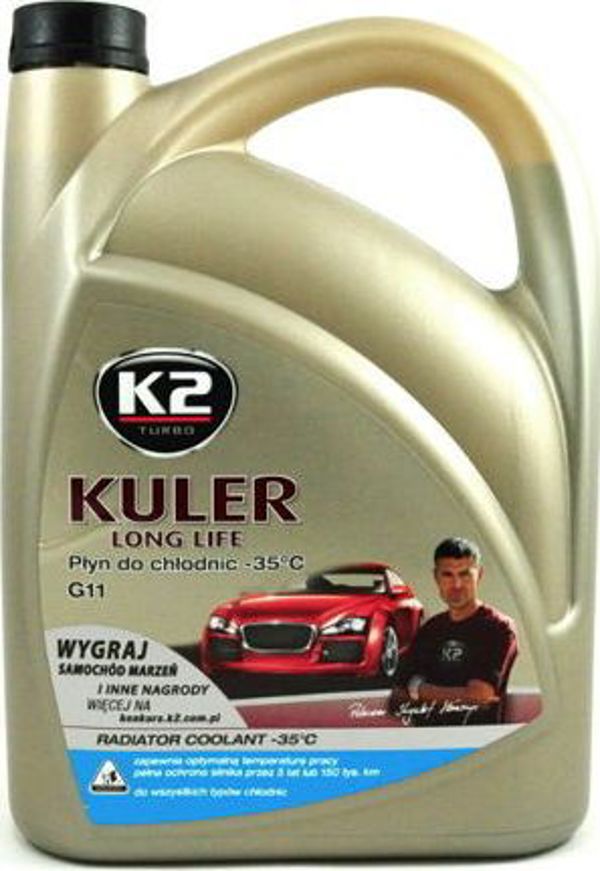 K2 PLYN DO CHLODNIC KULER 5L -35C NIEBIESKI