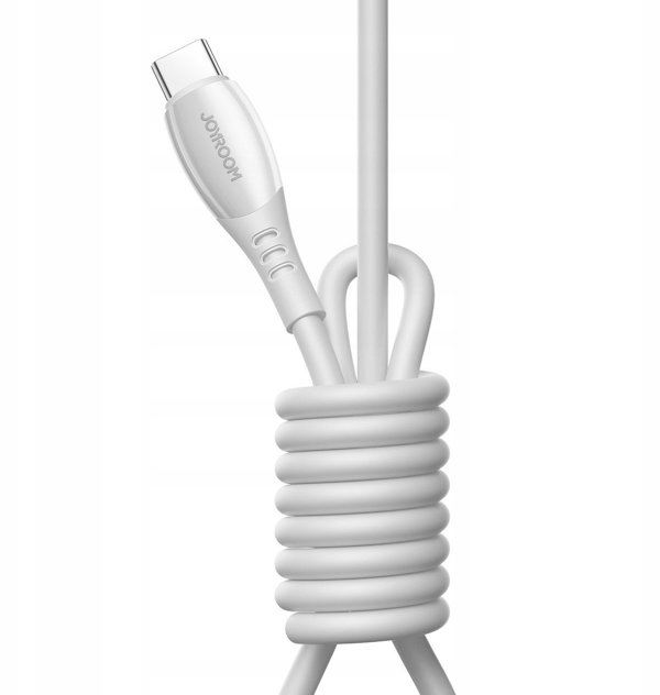 Kabel Joyroom S-A59 Vibrant Series 60W USB-C - USB-C 1,2m - bialy