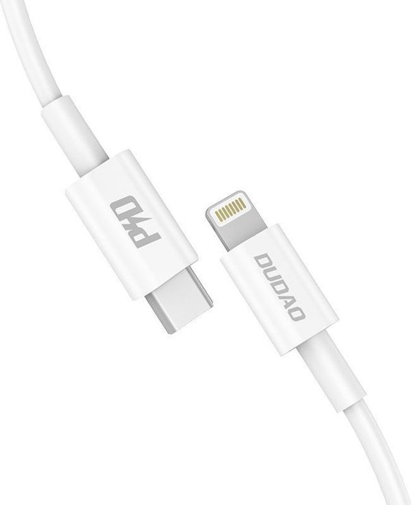 Καλώδιο USB Dudao USB-C 1m Λευκό