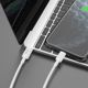 Καλώδιο USB Dudao USB-C 1m Λευκό