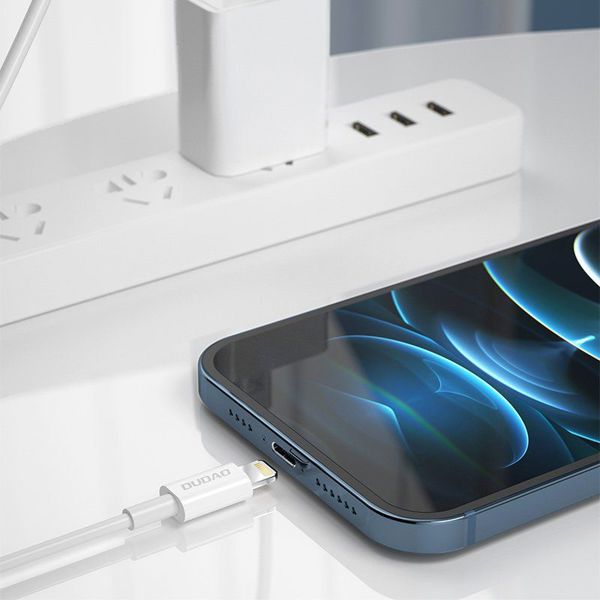 Καλώδιο USB Dudao USB-C 1m Λευκό