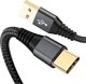 Καλώδιο USB-A σε USB-C NoName 2m με Πλεξούδα, Γκρι