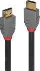 Lindy Καλώδιο HDMI 2.1 Ultra High Speed Anthra Line 8K, 0.5m, Γκρι (36951)