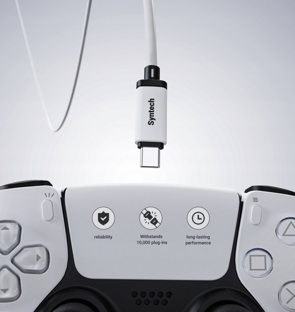 Kabel Usb Usb-a + Usb-c Type-c 3m Do Sony Play Station 5 Ps5 Ps 5 Slim Pro / C102