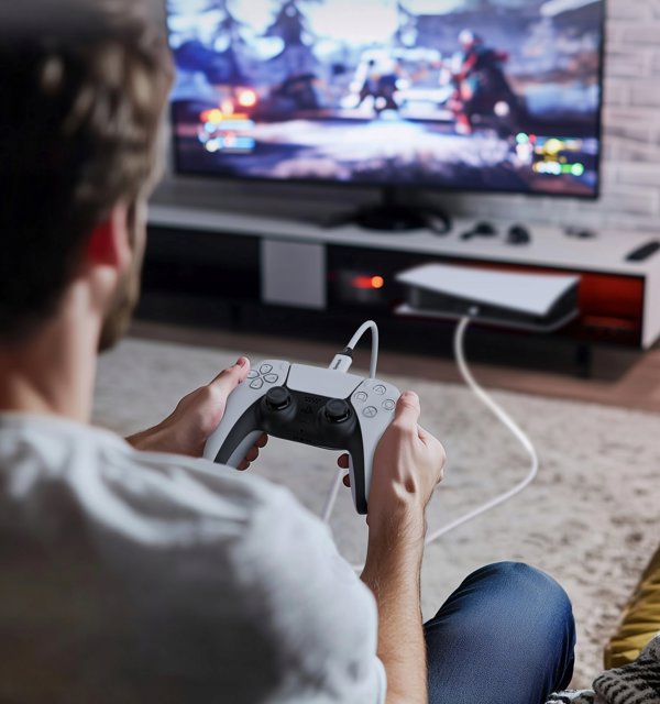 Kabel Usb Usb-a + Usb-c Type-c 3m Do Sony Play Station 5 Ps5 Ps 5 Slim Pro / C102
