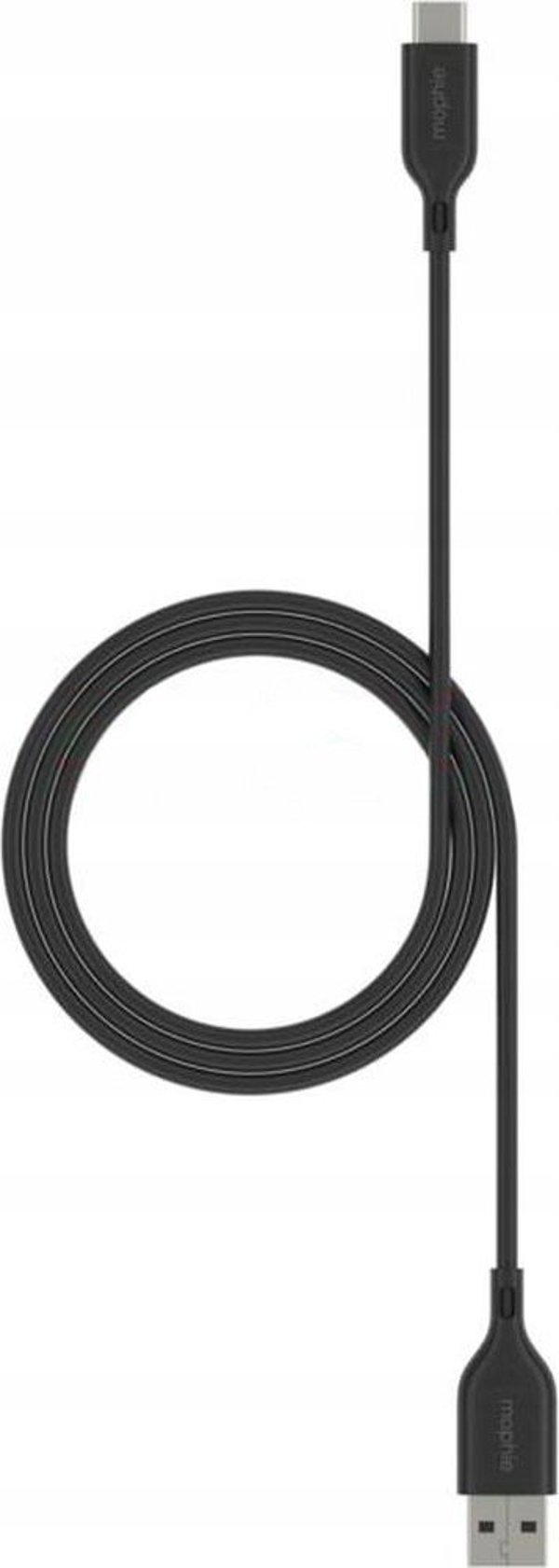 Καλώδιο Mophie Essentials USB-A σε USB-C, 1m, Μαύρο, για Γρήγορη Φόρτιση & Μεταφορά Δεδομένων