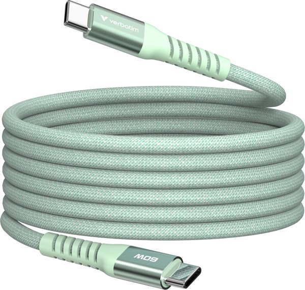 Kabel USB Neutralle USB-C - USB-C 1.2 m Zielony (31864)