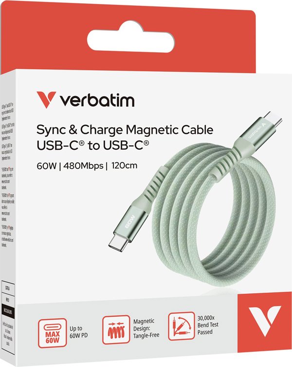 Kabel USB Neutralle USB-C - USB-C 1.2 m Zielony (31864)