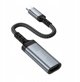 Καλώδιο Μετατροπής USB C σε HDMI Θηλυκό Hoco 4K 30Hz 0,2 m UA43A Steel Grey