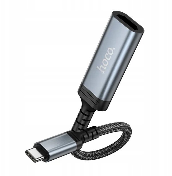 Καλώδιο Μετατροπής USB C σε HDMI Θηλυκό Hoco 4K 30Hz 0,2 m UA43A Steel Grey