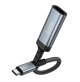 Καλώδιο Μετατροπής USB C σε HDMI Θηλυκό Hoco 4K 30Hz 0,2 m UA43A Steel Grey