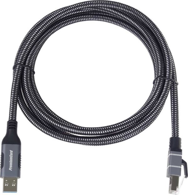 PremiumCord Καλώδιο USB 3.2 σε Ethernet RJ45 Gigabit 10/100/1000, Μήκος 3m
